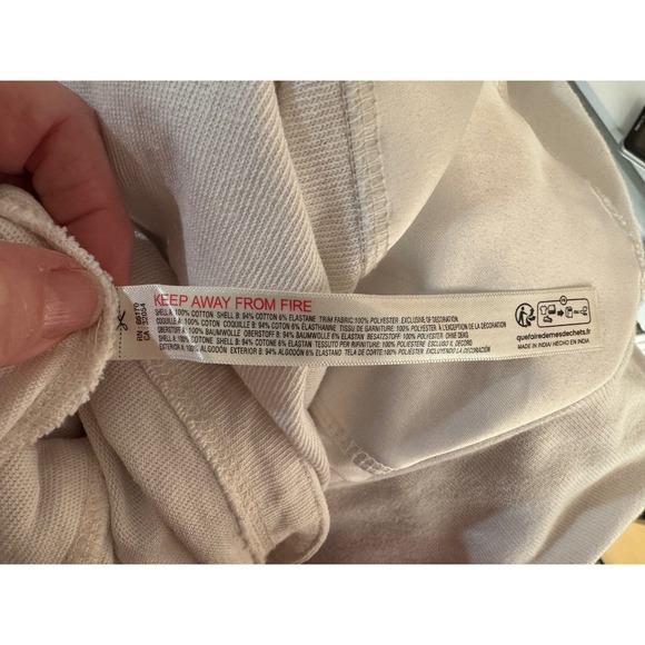 FP Movement Ivory Embroidered Oversized Tunic Sweatshirt – M - Picture 5 of 7